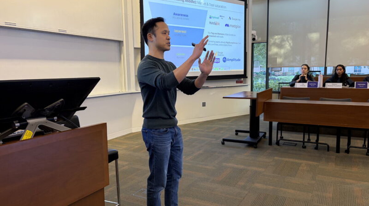 Presenting Tailor AI at Stanford GSB